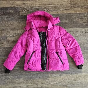 BCBG Generation HOT Pink Eco-Friendly Jacket Women Large